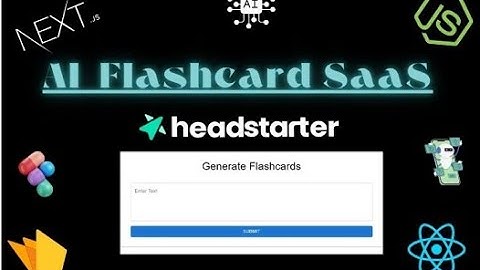 AI Flashcard SaaS - Next.js + Clerk/Stripe + Firebase + Cloudflare + Vercel Project Demo| CodeXHydra