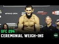 UFC 294 Ceremonial Weigh-Ins