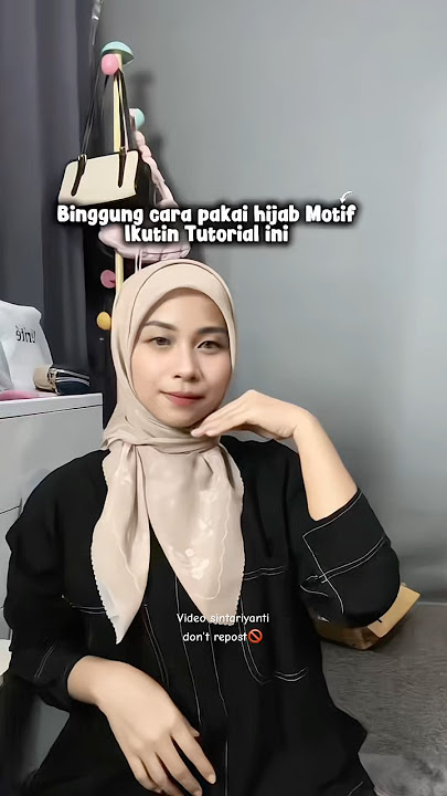 Ikutin tutorial ini biar hijb motifmu jadi kelihatan simpel & rapi. #tutorialhijab #hijabstyle