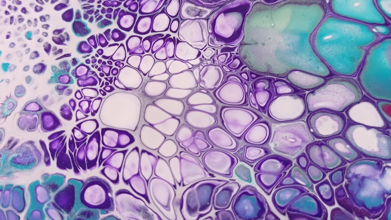 Bloom technique experiment WITHOUT Aussie Floetrol | Acrylic pouring ...