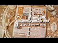 yellow & brown journal with me ✨ [collab with @chloe pascual]