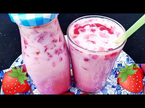 strawberry-milk-|strawberry-milk-recipe-|quick-and-healthy-drink