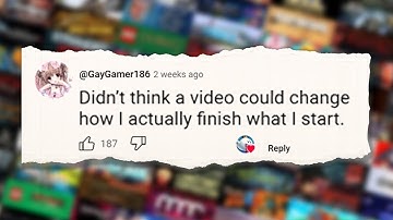 How To Finish More Games.