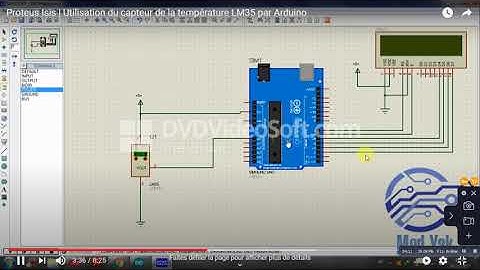 Utilisation du capteur de la température LM35 par Arduino sur Proteus