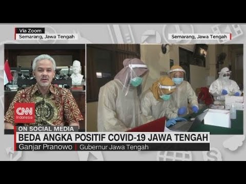 Beda Angka Positif Covid-19 Jawa Tengah