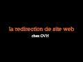 Tuto ovh  la redirection dune page web vers une autre