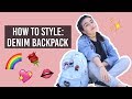 HOW TO STYLE: DENIM BACKPACK || LOOKBOOK + COVENBAGS