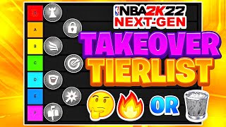 RANKING ALL 24 TAKEOVERS IN TIERS ON NBA 2K22 NEXT GEN!