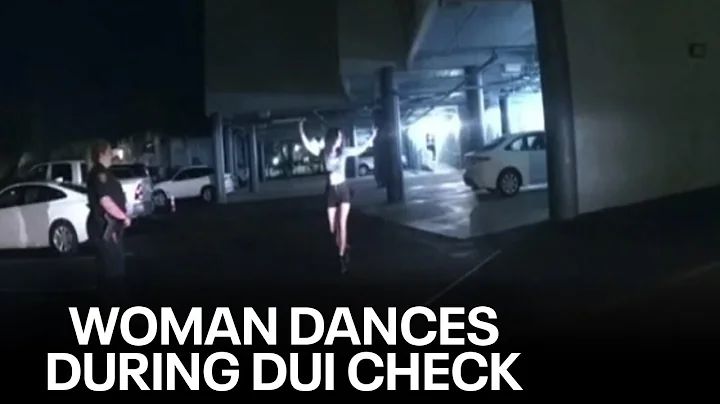 Woman dances her way through field sobriety test