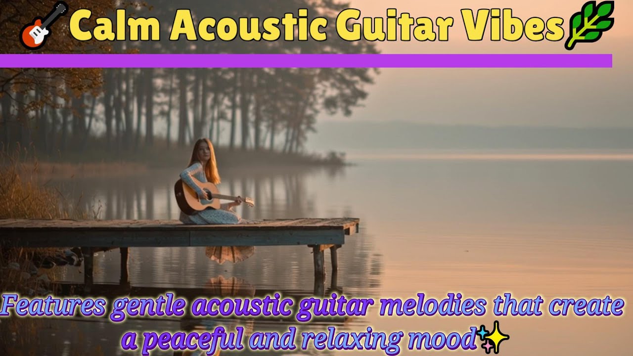 🎸Calm Acoustic Guitar Vibes🌿 Brings gentle, soulful acoustic guitar melodies 🎸🌿