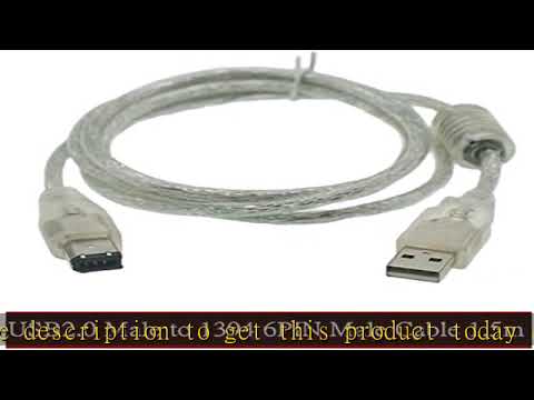 1pcs 1.5M Firewire IEEE 1394 6 Pin Male to USB 2.0 Male Adaptor Convertor Cable Cord