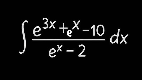 integration of exponential functions calculus 2