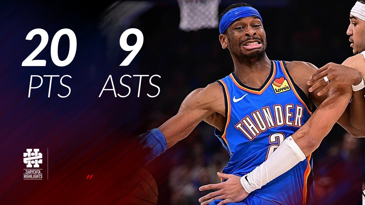 Шай Гилджес-Александр 20 очков 9 передач против «Мэджик» в сезоне 25/26