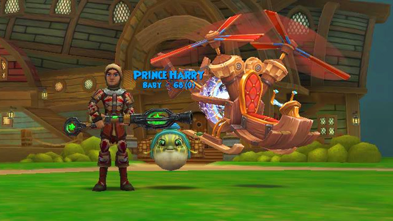 Wizard101: NEW Empyrea Castaway Bundle! - Helicopter Mount, Empyrea House