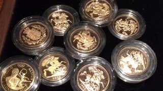 Gold Stack Update by request ... The Numi Gold Sovereigns of all types