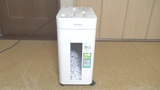 アイリスオーヤマ IRIS OHYAMA 電動シュレッダー PS8HMI 家庭用の使い方