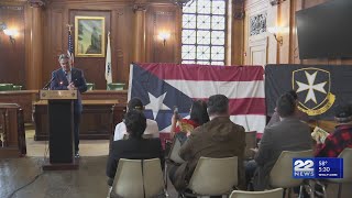 Puerto Rican flag raised at Springfield City Hall