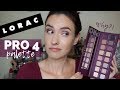 LORAC PRO 4 Palette | Swatches, Tutorial + Some Comparisons