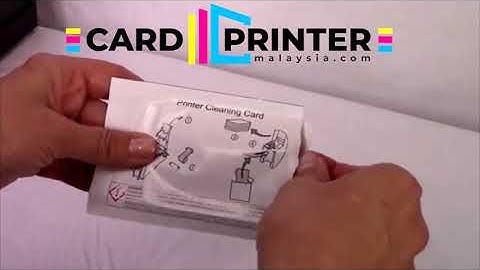 ENTRUST DATA CARD EM1 & EM2 - HOW TO RUN CLEANING CARD FOR CLEANING PRINTER