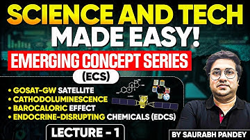 Science & Technology Made Easy | Emerging Concept series - ECS | L1 | Saurabh Pandey