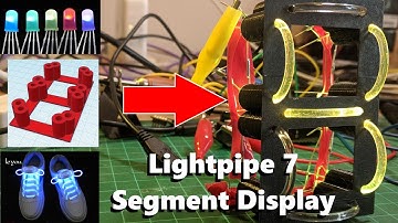Lightpipe 7-Segment Display