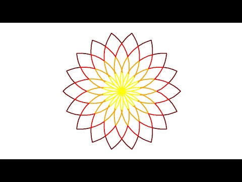 Simple Python Turtle Graphic and Code: Almonds 2 - YouTube