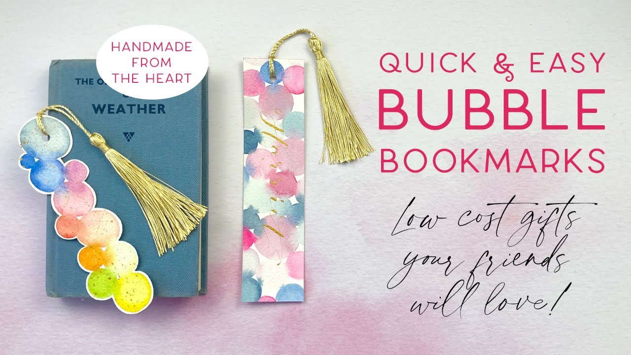 Low Cost Gifts Your Friends Will Love! Quick And Easy Bubble Bookmarks ...