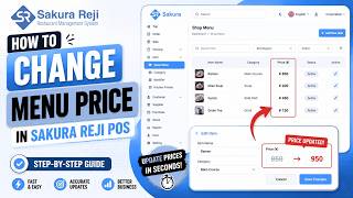 How to Change Menu Price in Sakura Reji POS | Step-by-Step Tutorial (2026)