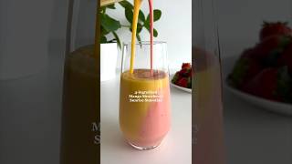 Healthy 4ingredient Sunrise Smoothie☀ #healthyrecipes #smoothie #easyrecipes