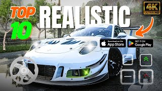 TOP  10🔥😱Insanely Amazing Car Driving Games For Mobile Like Forza iN 2025.