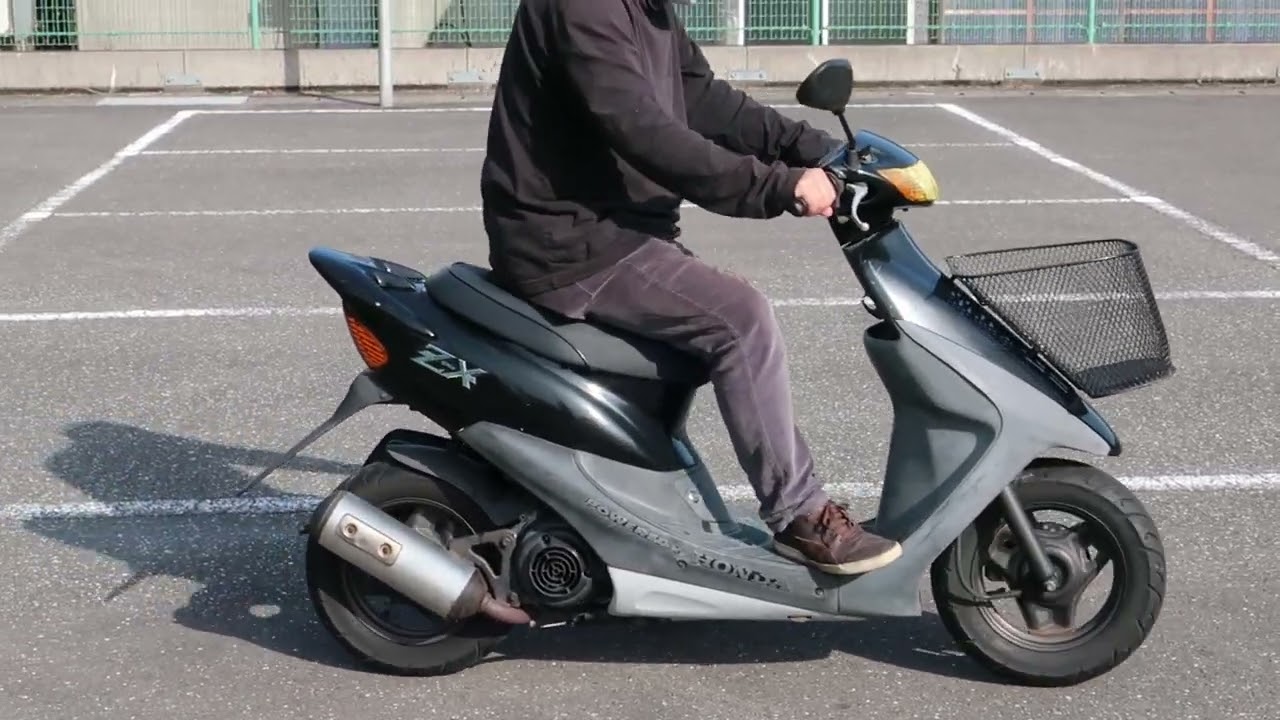 ☆AF35 ライブDIO ZX 前期 AF35-109XXX かご付き - YouTube