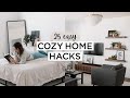 25 WAYS TO CREATE A COZY + INVITING HOME ☕️ | Hygge Home Decorating Tips