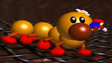 Super Mario 64 - Walkthrough Part 13 - Tiny-Huge Island