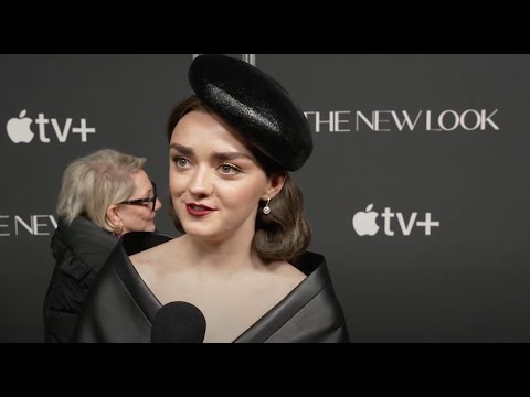 THE NEW LOOK World Premiere - Interview with Maisie Williams "Catherine Dior"
