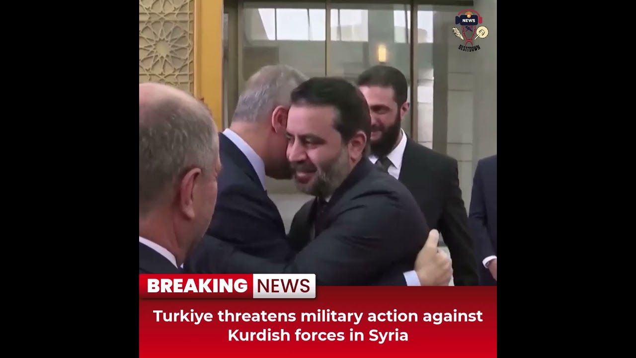 Desitdown News (Turkiye threatens military action against Kurdish forces in Syria) 