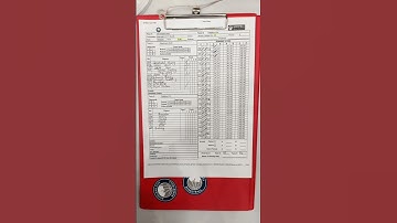 score sheet