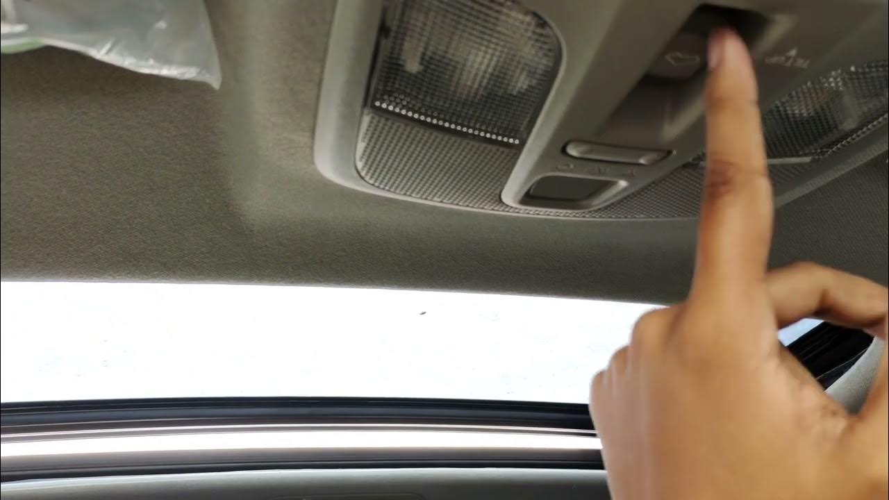 How To Open Sunroof in Car YouTube