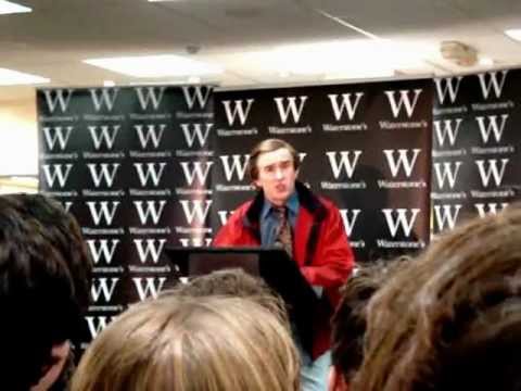 Alan Partridge reads from his autobiography