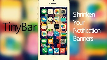 iOS 7/8 Tweak - Shrinken Your Notification Banners - TinyBar