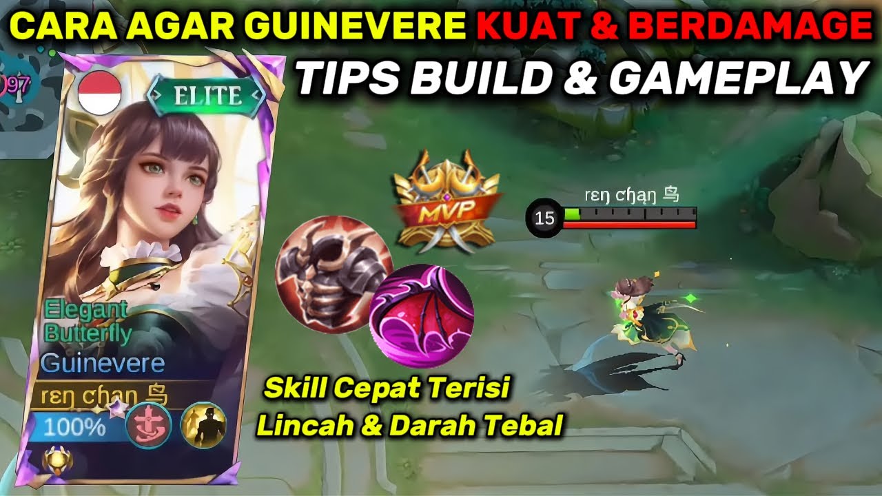 TIPS CARA GG MAIN GUINEVERE EXP, AGAR KUAT BADANIN DAN DAPETIN MVP++ | Mobile Legends Tutorial