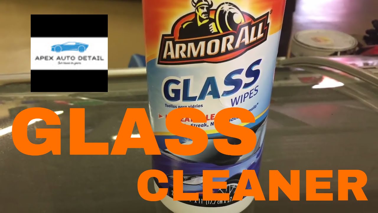  Armor All Glass Wipes, Car Glass Wipes Leave Streak Free Shine  on Glass Including Tinted Glass, 25 Count : Automotive