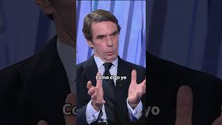 Aznar: "El discurso de Sánchez es una declaración de guerra"
