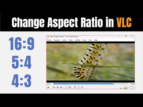 How to Change Aspect Ratio in VLC Media Player Windows 11