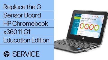 Replace the G Sensor Board | HP Chromebook x360 11 G1 Education Edition | HP Support