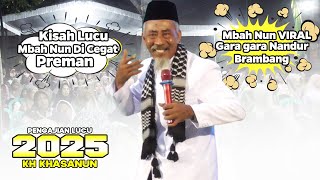 pengajian lucu terbaru kh khasanun ponorogo, cerita mbah nun di cegat preman