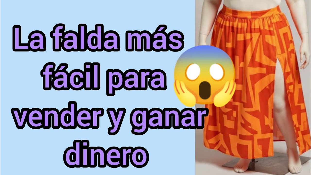 Patrona falda súper fácil  y arma tu primera colección 🤑
