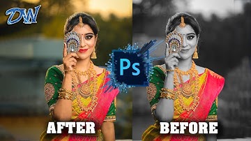 Color Photo to Black & White By Using Layer Mask In Photoshop.