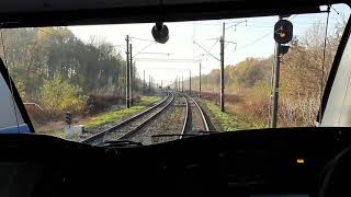 Vinnytsia-Khmelnytskyi Intercity Train Ride (HD front view)