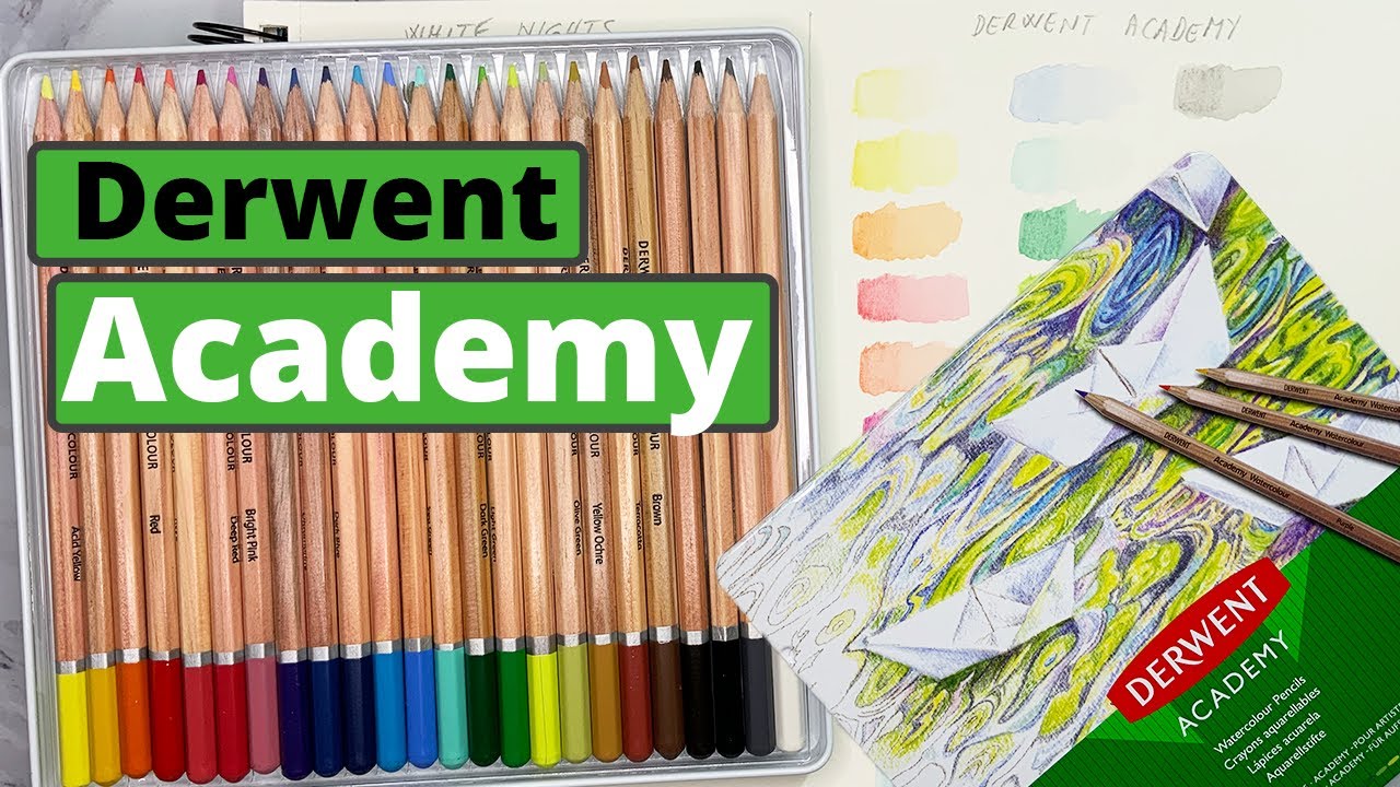 Derwent Academy Watercolor Pencils Review - BestColoredPencils