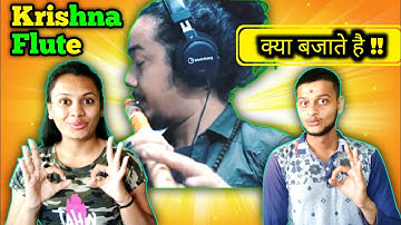 Reaction | Krishna Theme | Krish theme | Flute cover By Lakhinandan Lahon | Reaction Makers